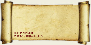 Jovana Avramović vizit kartica